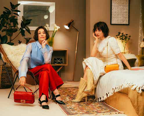 米倉涼子&ヨンアが主演「フェンディ」ショートムービーで華やかコーデ披露