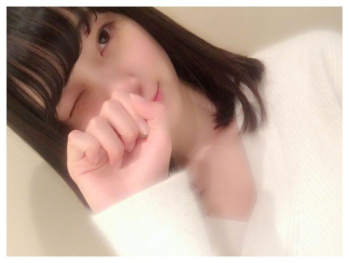 ニューヘアを披露した堀未央奈/堀未央奈オフィシャルブログより