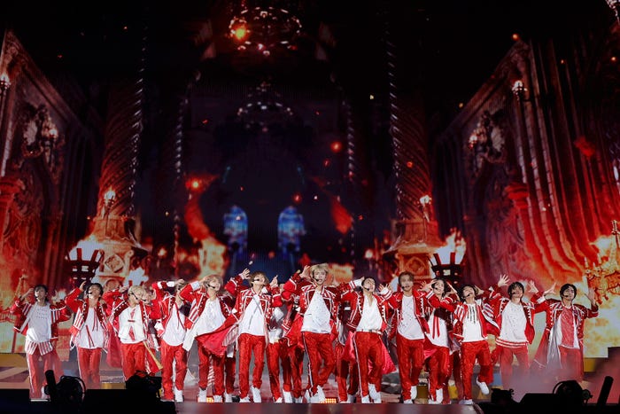 「Dreamers」で息のあった迫力あるパフォーマンスで圧倒した少年忍者/少年忍者 Arena Concert 2024 The Shining Starより(提供写真)