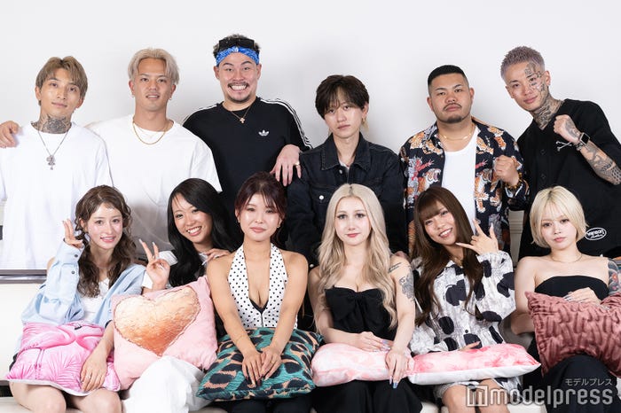 (上段左から時計回り)ルネ、カマケン、りょーぴー、まる、カズマ、たいちゃん、かほち、あやちぇる、シャラン、サラ、りんりん、みみ(C)モデルプレス