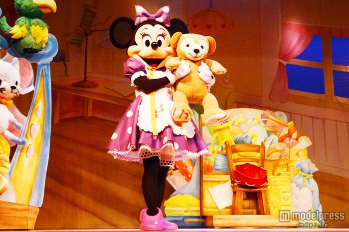 可愛いクマちゃんをミッキーにプレゼント