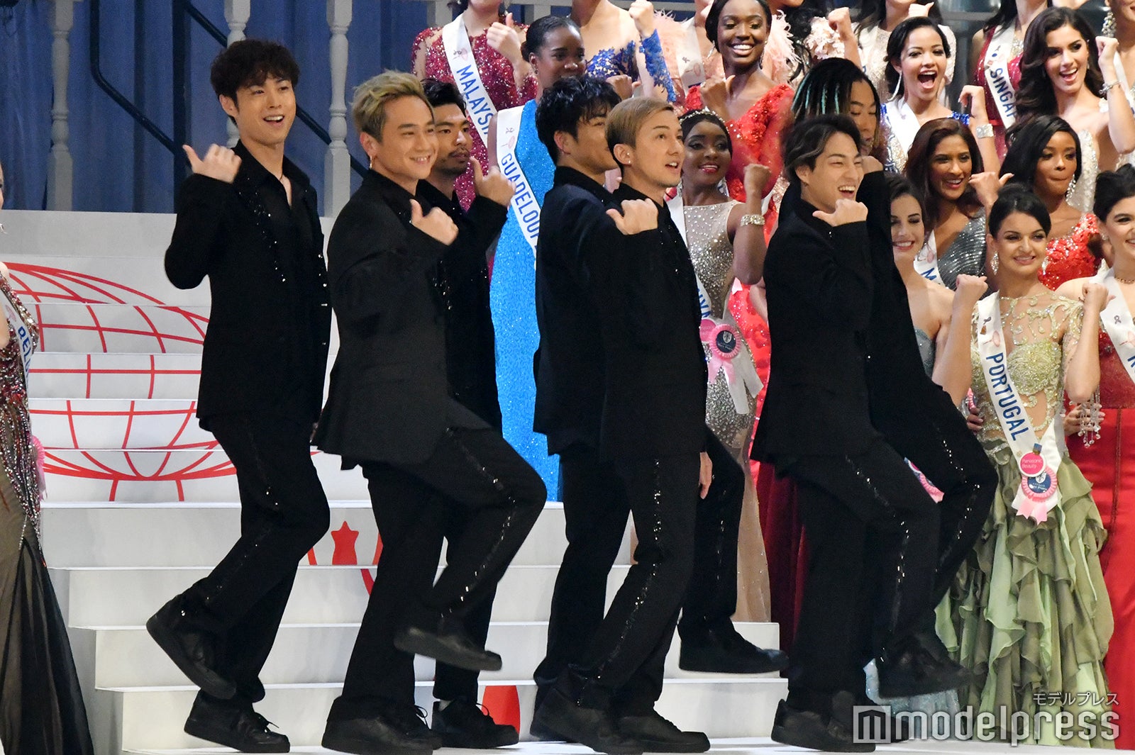 DA PUMP、ミス・インターナショナル世界大会で「U.S.A.」披露　会場の「いいねダンス」に感激