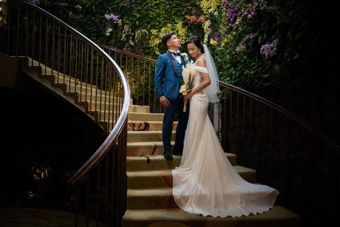 卜部弘嵩&高橋ユウ(C)ワタベウェディング