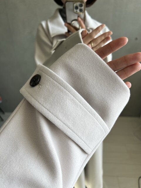 GUのコージーメルトンコートの生地