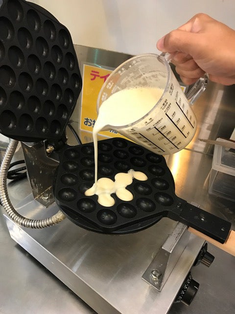 エッグドーム焼き前／画像提供：Honey Trip