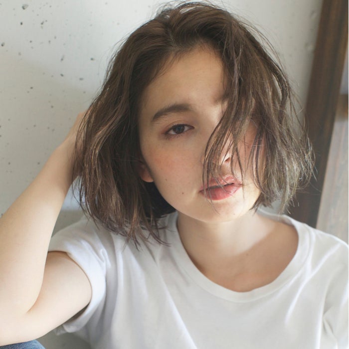 アッシュカラーでこなれヘアが叶う ボブ ショートヘア編 モデルプレス