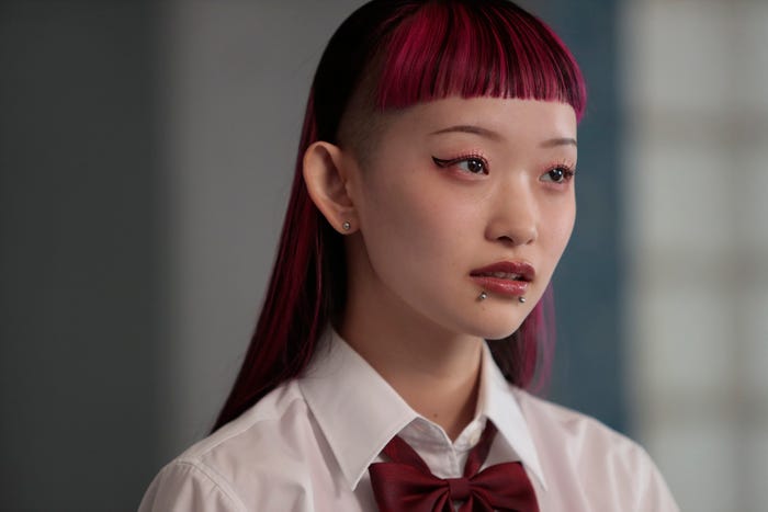 詩羽「最高の教師 1年後、私は生徒に■された」第5話より(C)日本テレビ