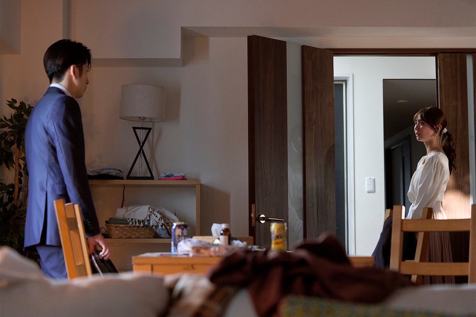 長谷川慎、川津明日香「離婚後夜」第5話（C）ABC