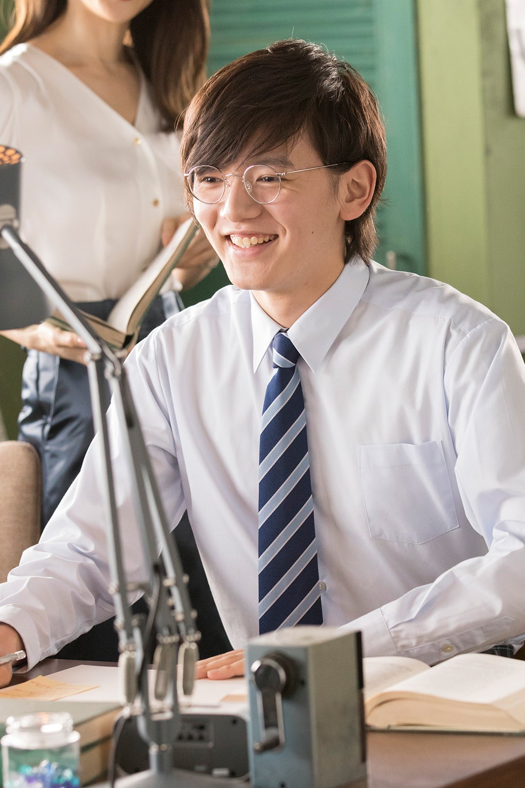 濱田龍臣／「家庭教師」篇メイキングカットより（提供写真）