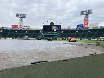 阪神-広島戦が雨天中止 阪神は12度目の雨天中止 レギュラーシーズン終盤の過酷日程に懸念 現状9試合が未設定