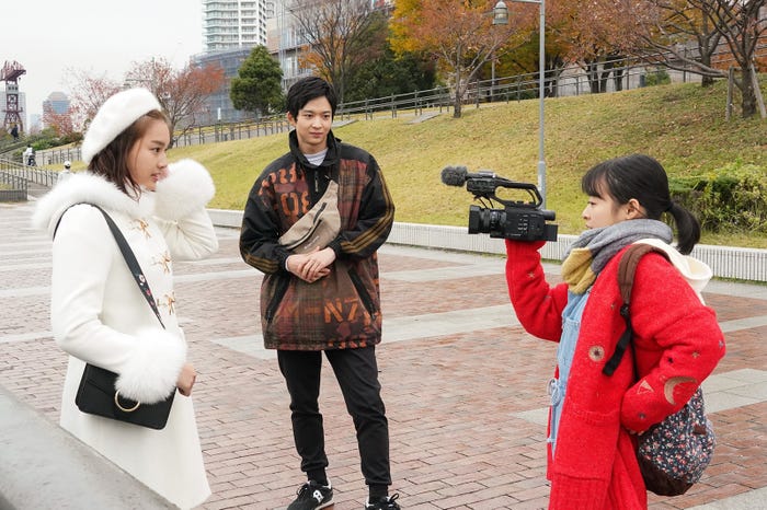 箭内夢菜、鈴木仁、森七菜 (C)日本テレビ