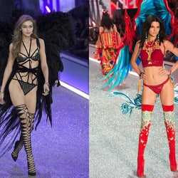 ジジ・ハディッド&ケンダル・ジェンナー、SEXY競演に熱視線!「ヴィクトリアズ・シークレット」ショーで圧巻美ボディ披露