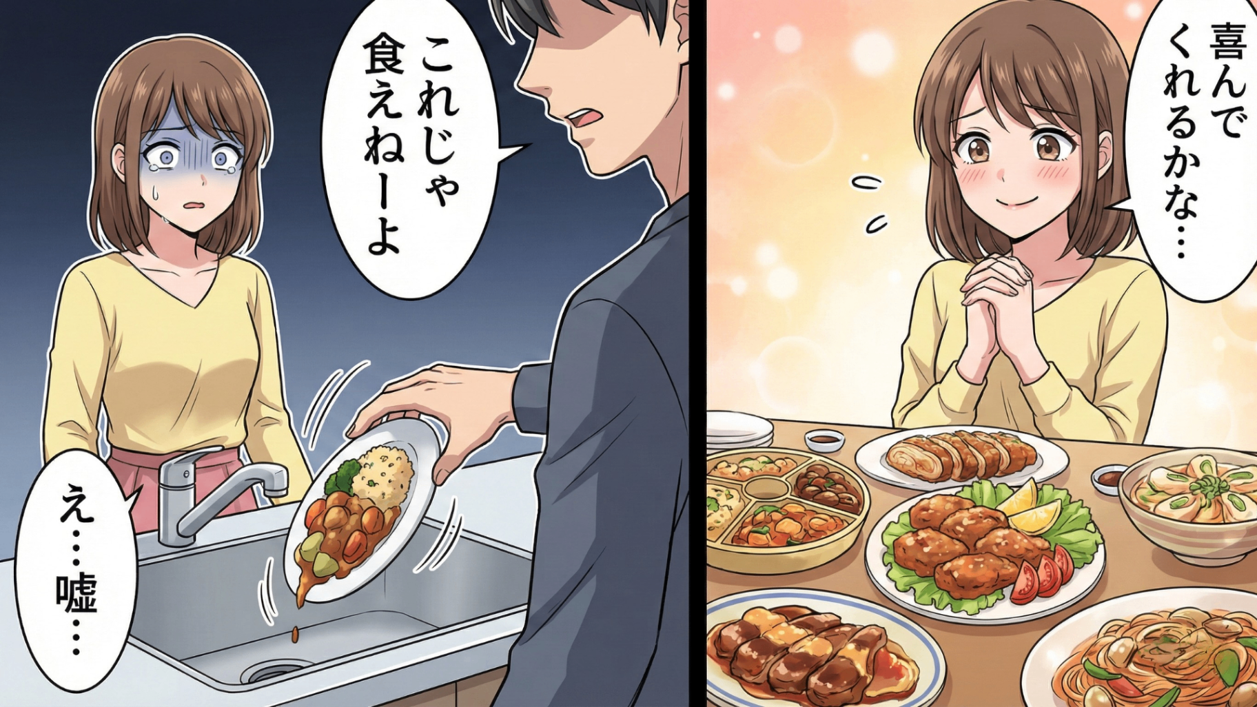 愛情込めた手料理をゴミ扱い！？私をお母さん代わりにする彼氏の【ノンデリ発言】とは…？