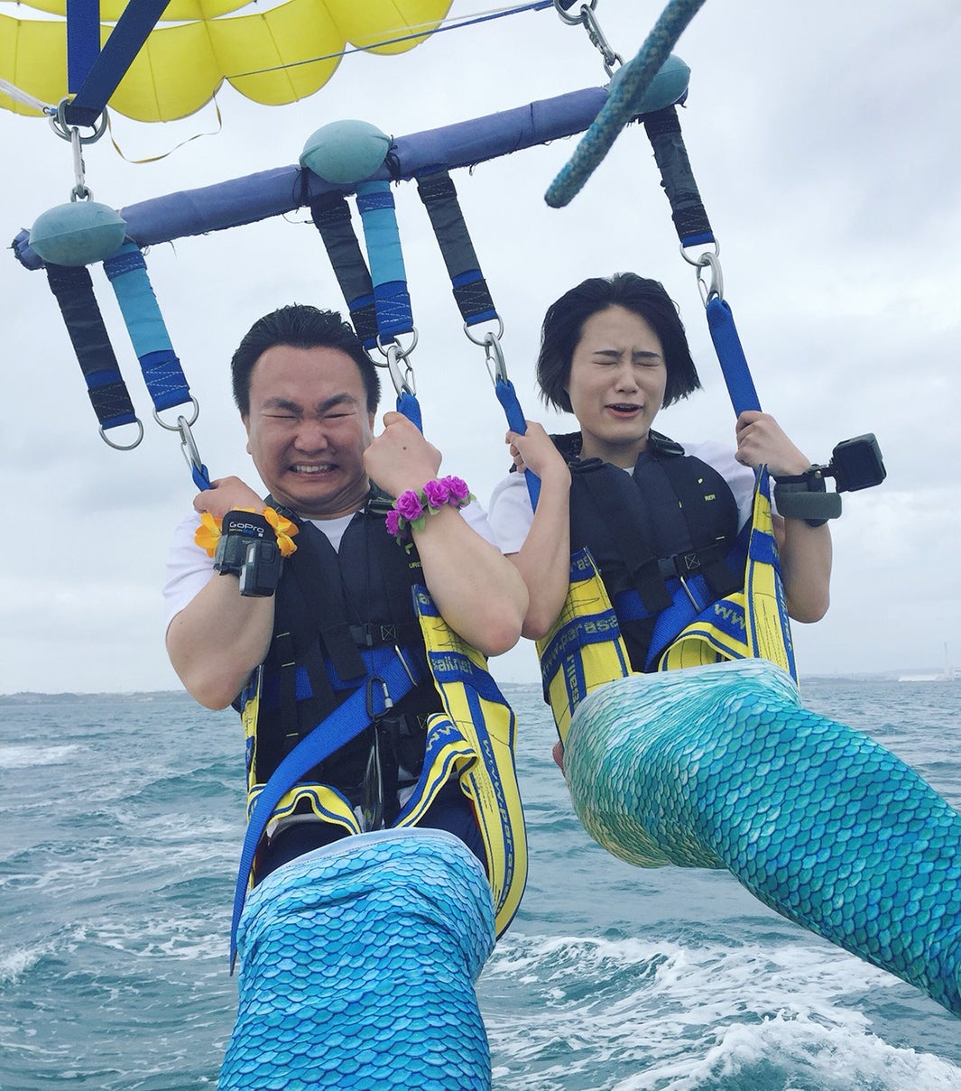 山内健司、城恵理子（写真提供：関西テレビ）