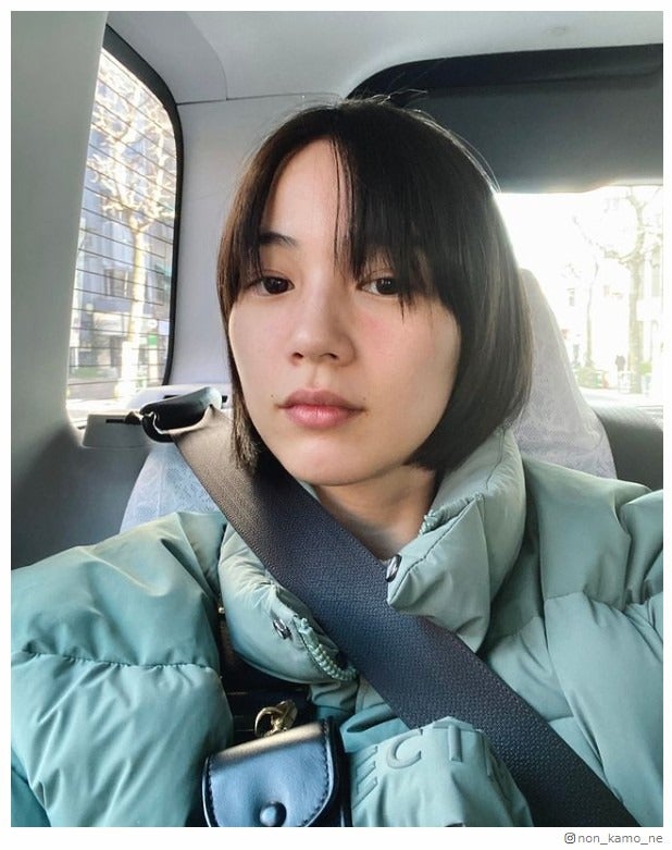 イメチェン後ののん／Instagramより