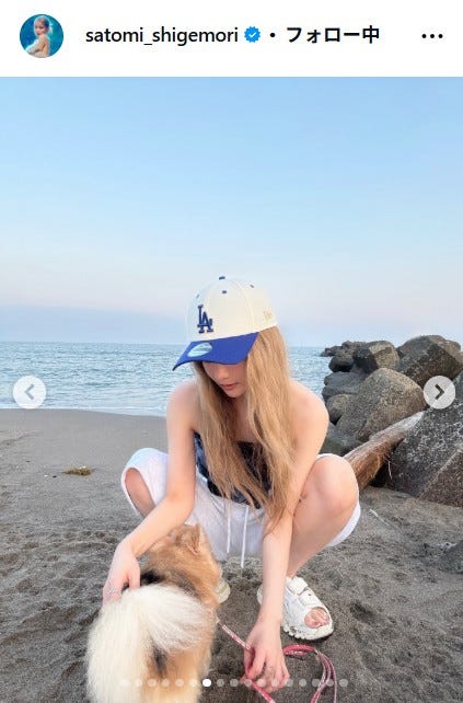 重盛さと美Instagramより