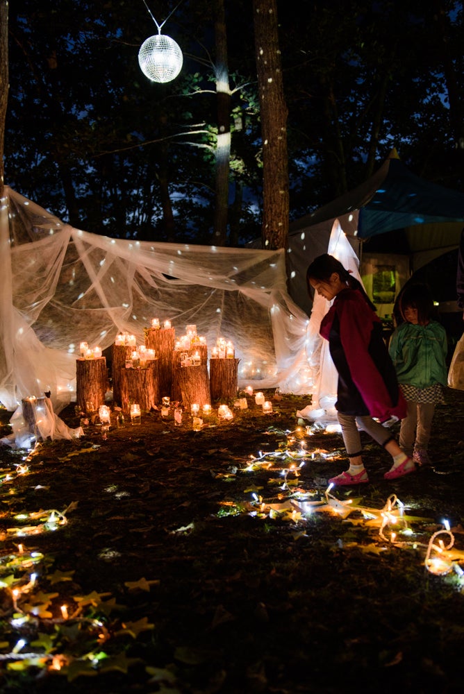 昨年の様子：会場内風景／画像提供：宇宙の森フェス実行委員会