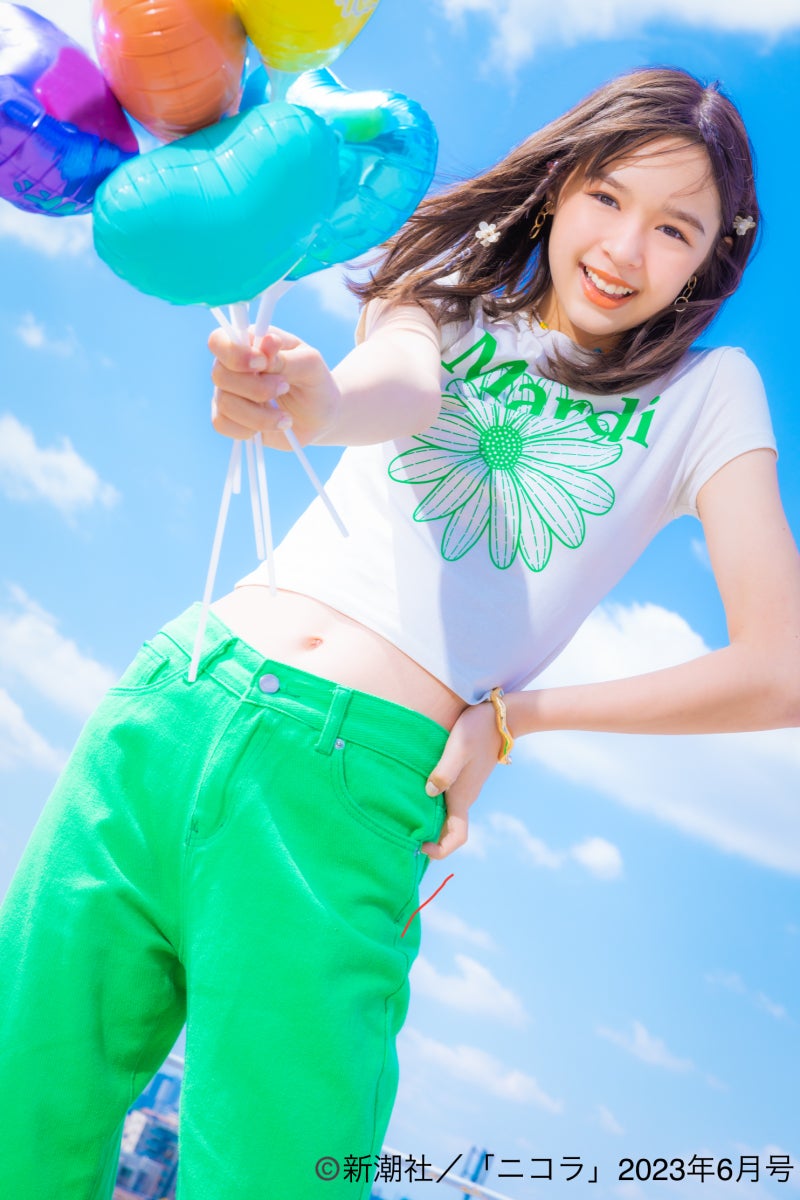 星名ハルハ「nicola」6月号初登場カット（提供写真）