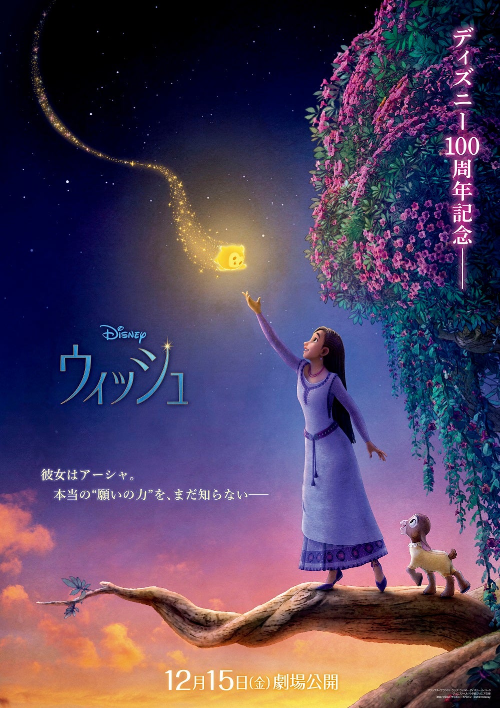 「ウィッシュ」12月15日（金）全国ロードショー（C） 2023 Disney. All Rights Reserved.