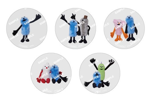 コラボ限定クリアピック（全5種）イメージ（C）PUPPET SUNSUN/PS committee