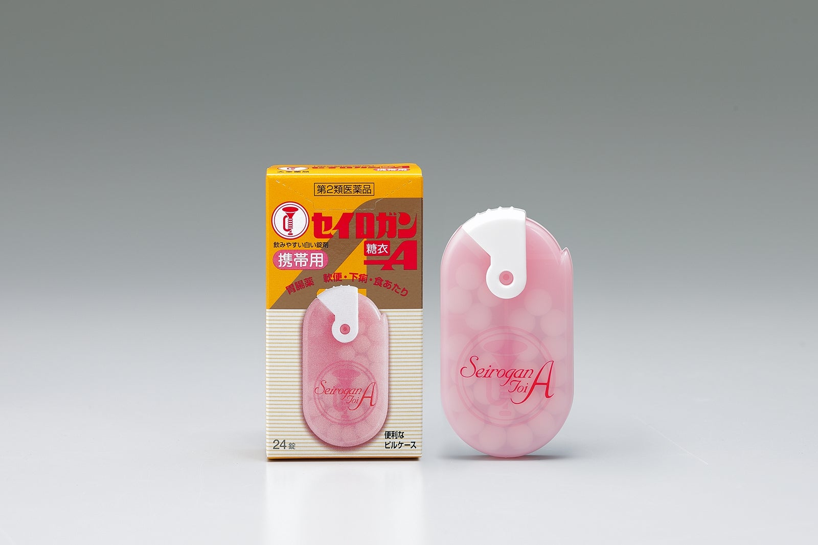 「セイロガン糖衣A」携帯用ピンク 24錠（画像提供：大幸薬品）