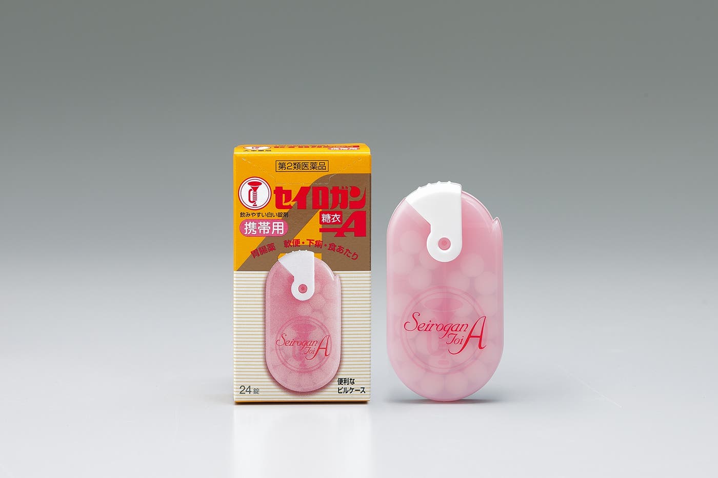 「セイロガン糖衣A」携帯用ピンク 24錠(画像提供:大幸薬品)