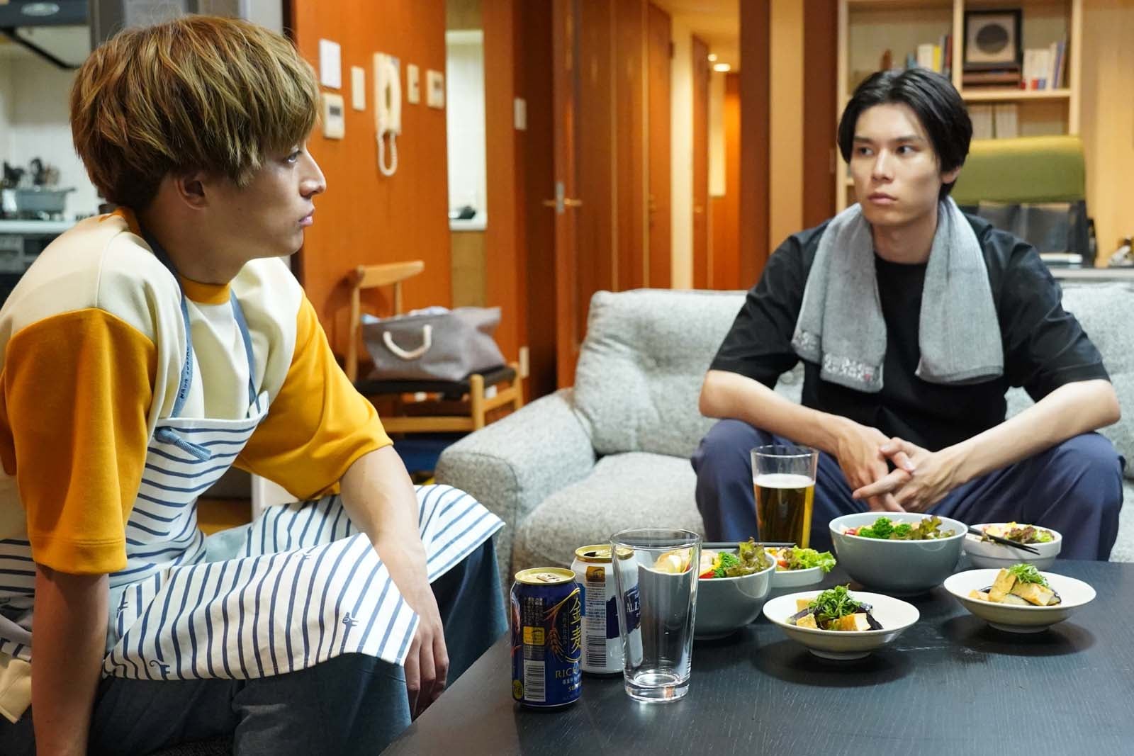 白濱亜嵐、萩原利久「真夏のシンデレラ」第9話より（C）フジテレビ