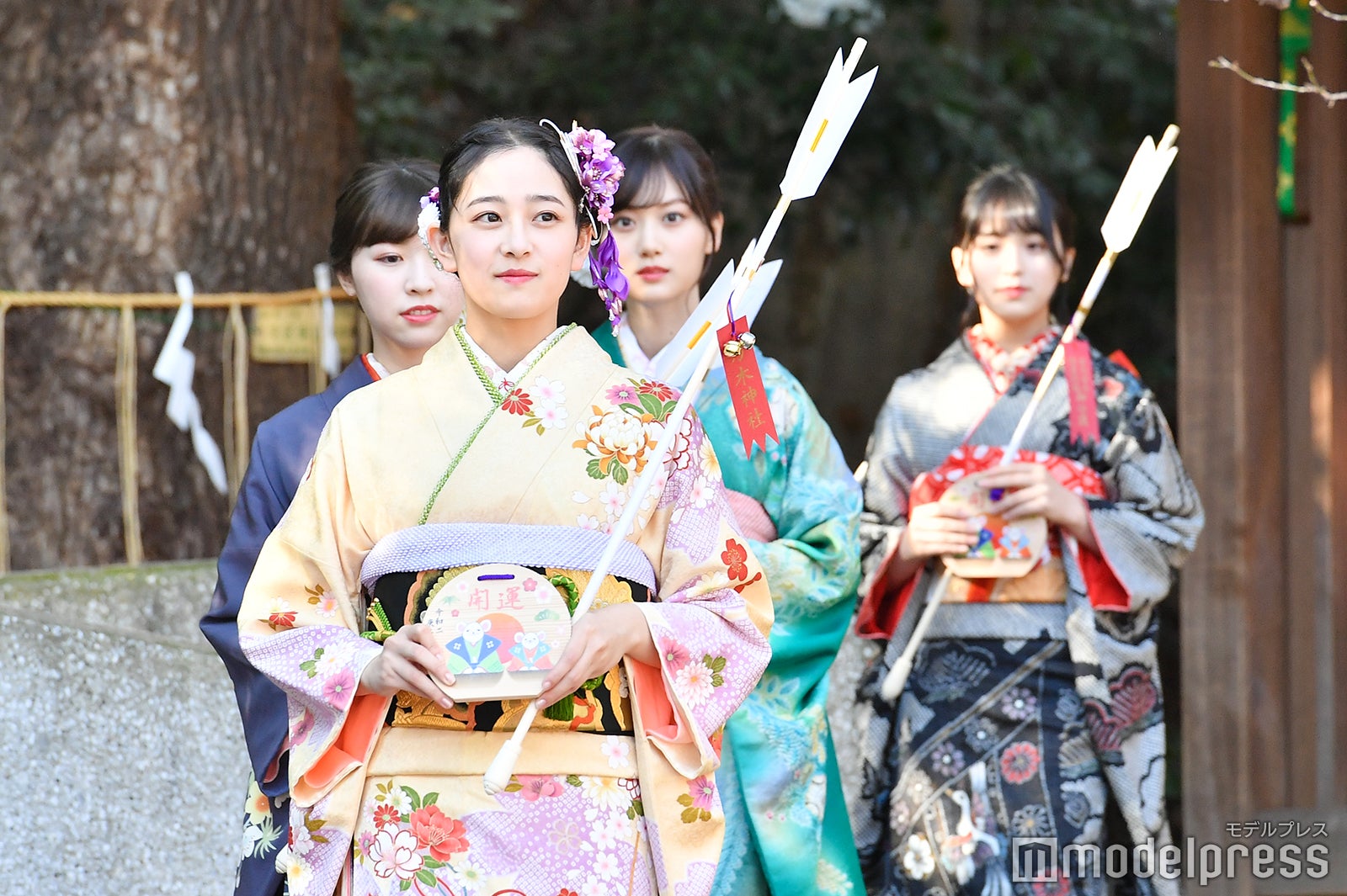 向井葉月、渡辺みり愛、山下美月、大園桃子（C）モデルプレス