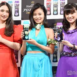 （左から）香椎由宇、小島瑠璃子、優希美青 （C）モデルプレス