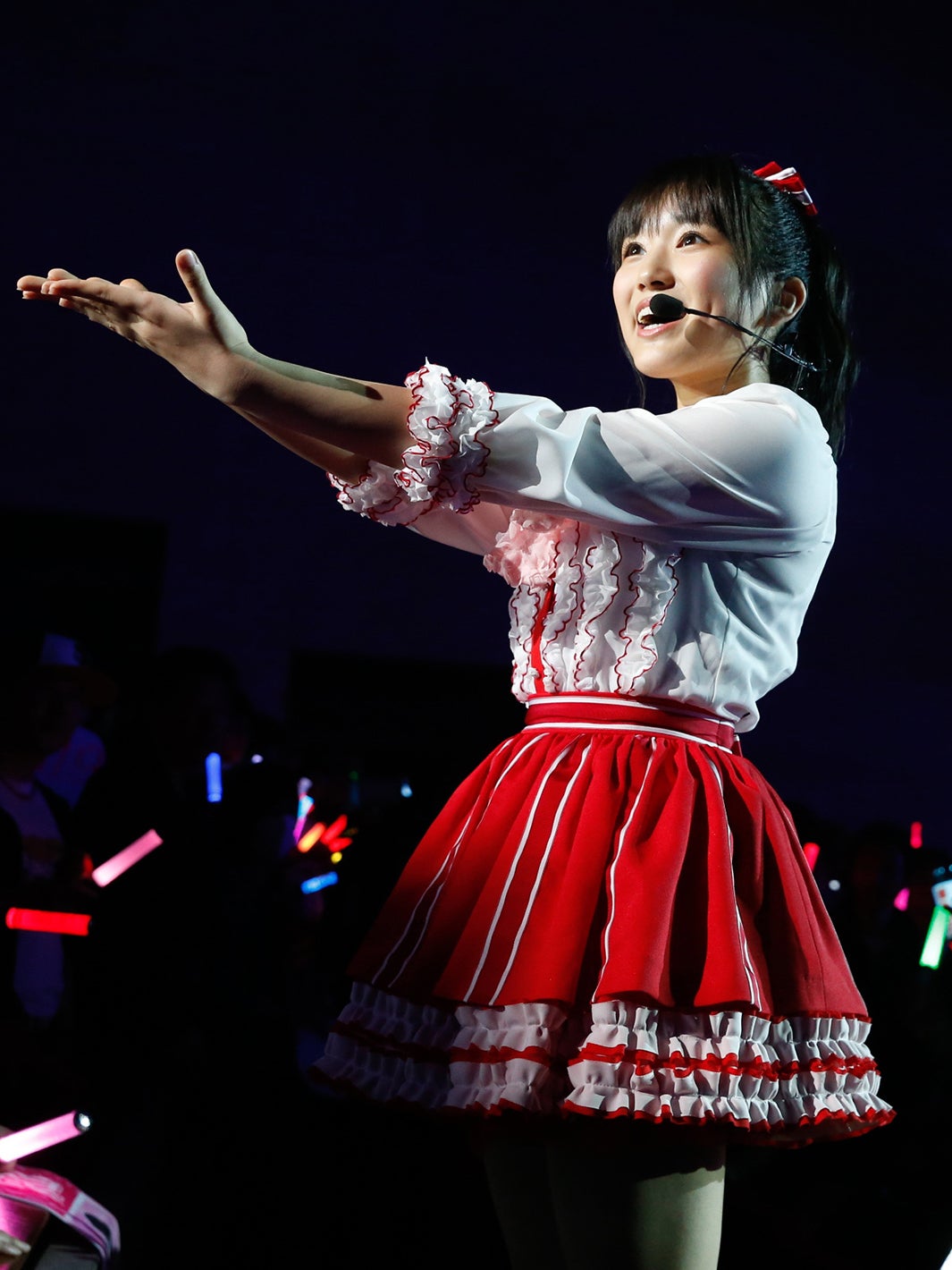 矢吹奈子「HKT48 春の関東ツアー2017 ～本気のアイドルを見せてやる～」（C）AKS