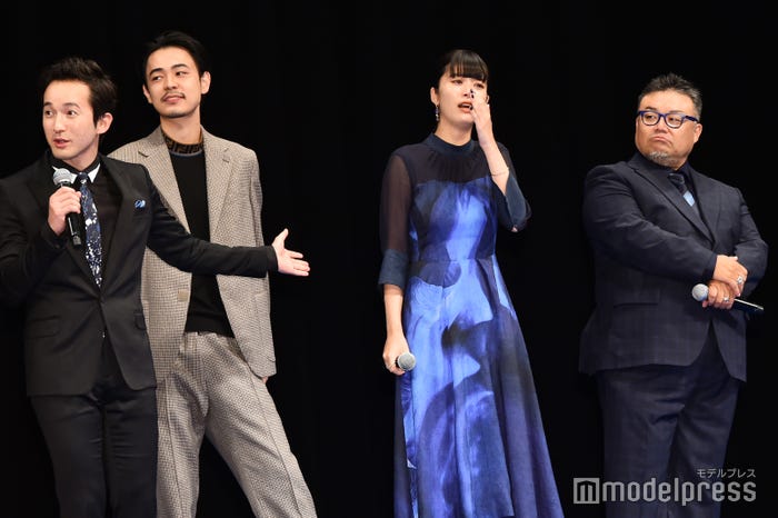 浅利陽介、成田凌、馬場ふみか、西浦正記監督(C)モデルプレス