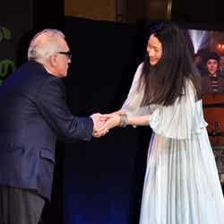 (写真左から)マーティン・スコセッシ監督、小雪