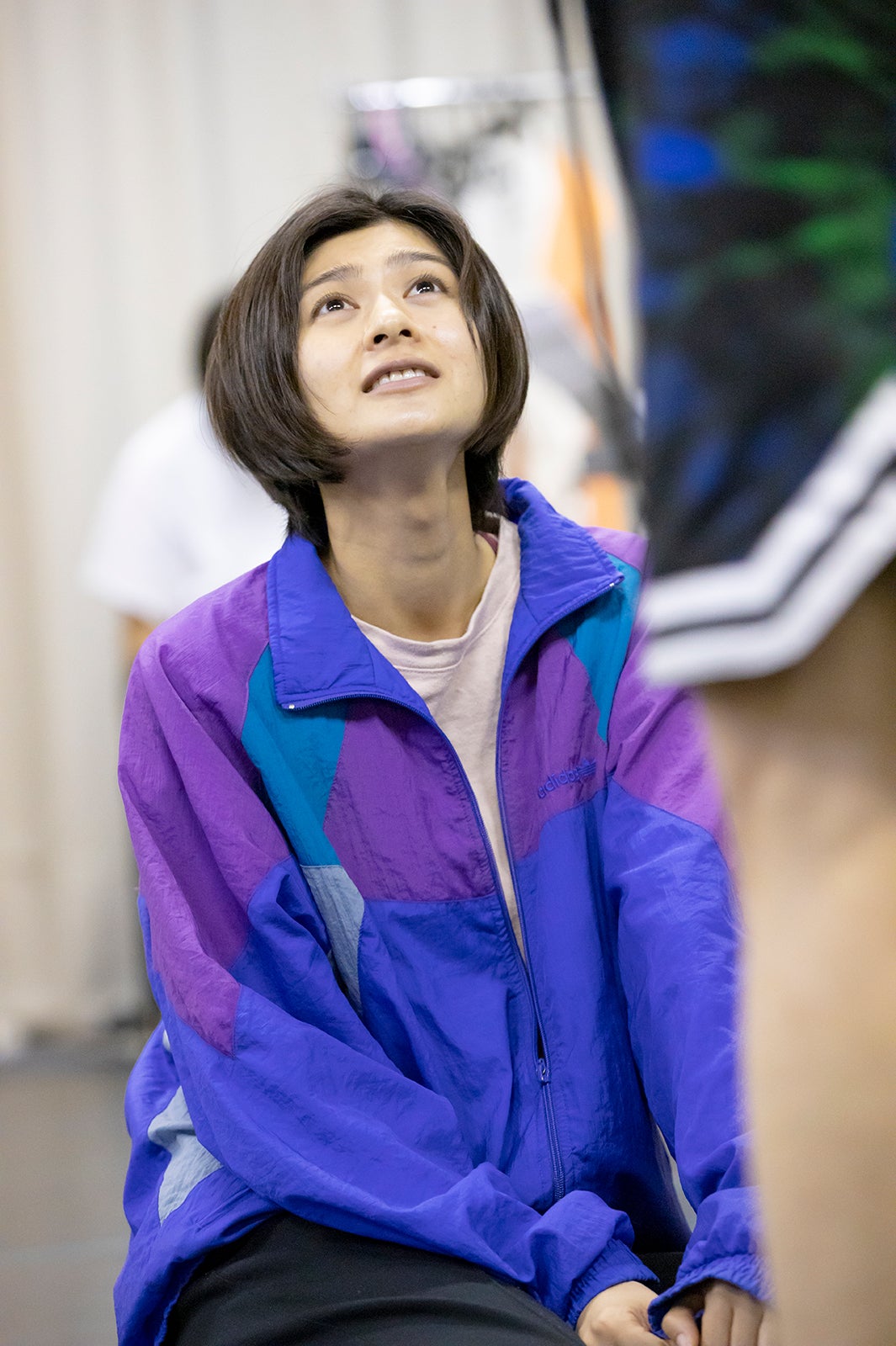 石井美絵子／舞台「夕」稽古の様子 （提供写真）