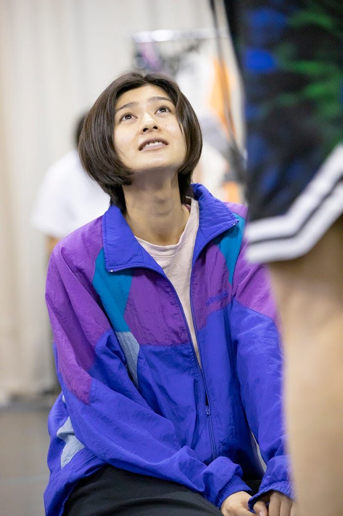 石井美絵子/舞台「夕」稽古の様子 (提供写真)