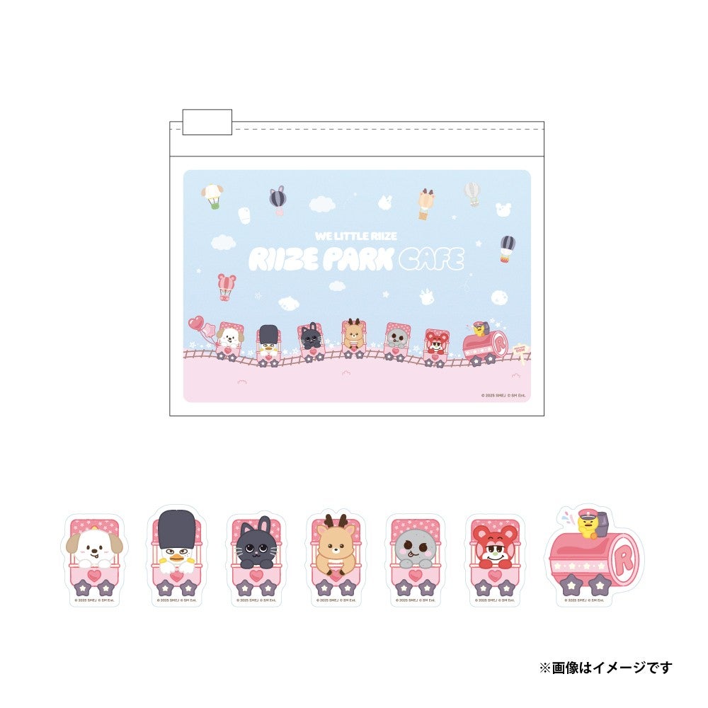 スライドポーチ＆ステッカーセット税込1,650円（C）2025 SM ENTERTAINMENT JAPAN （C）SM Ent.