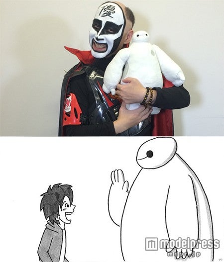 鉄拳が独自の視点で描き下ろしたオリジナルのパラパラ漫画作品を制作（c）2014 Disney
