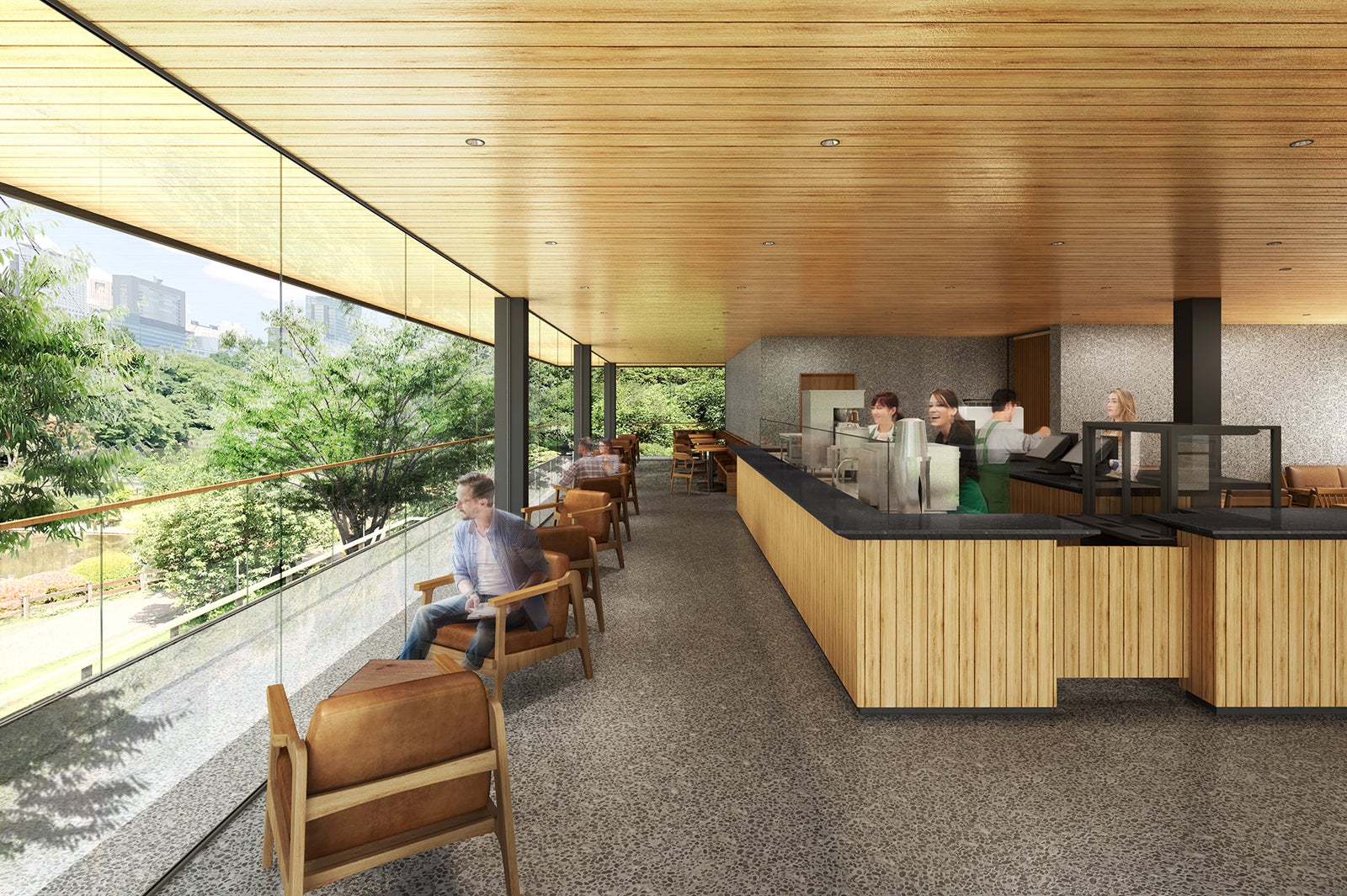 スターバックス コーヒー 新宿御苑店／画像提供：スターバックス コーヒー ジャパン