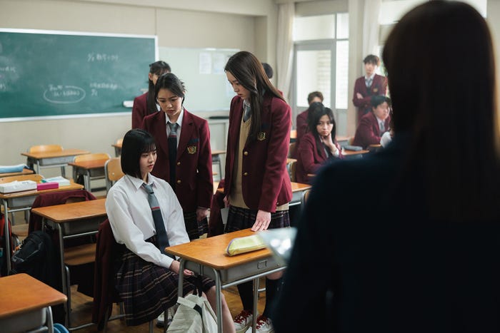 志田こはく、新井美羽、清乃あさ姫「なんで私が神説教」第2話(C)日本テレビ