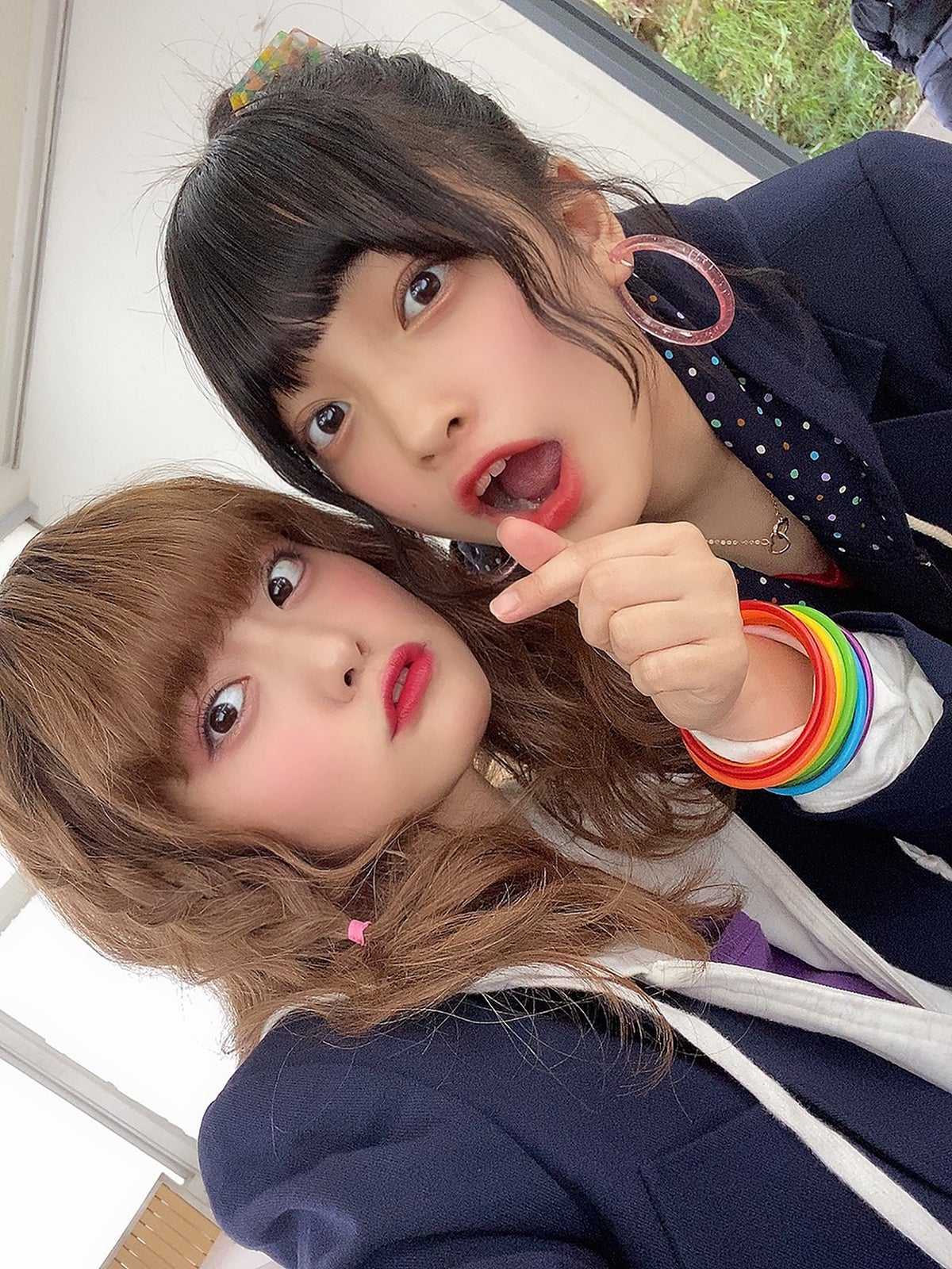 岡田彩夢、蛭田愛梨 （提供写真）