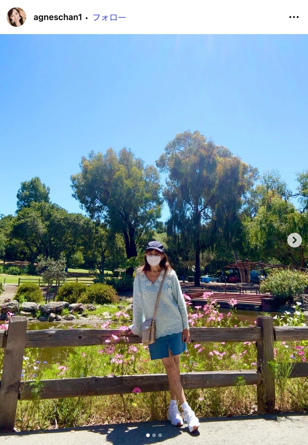 アグネス・チャンInstagramより
