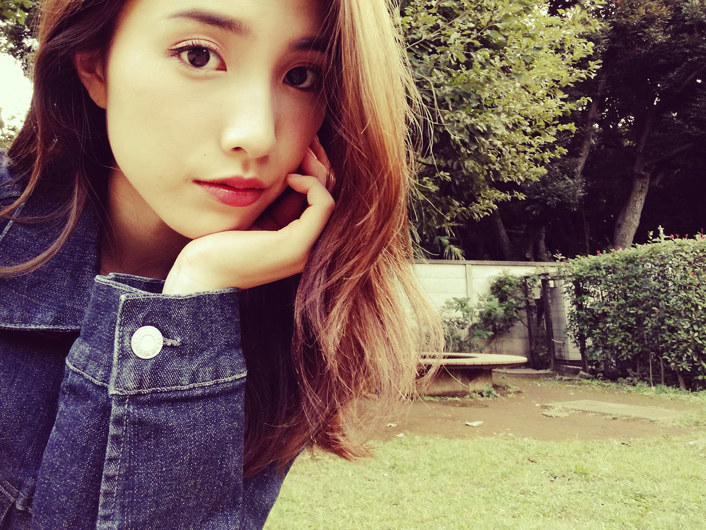 オシャレな自撮りも思いのままに(フィルター・バレンシアで撮影)