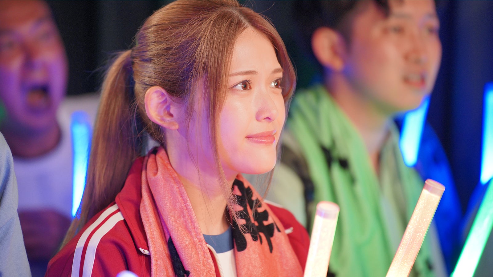 松村沙友理／「推しが武道館いってくれたら死ぬ」第4話より（C）A／T，O・A