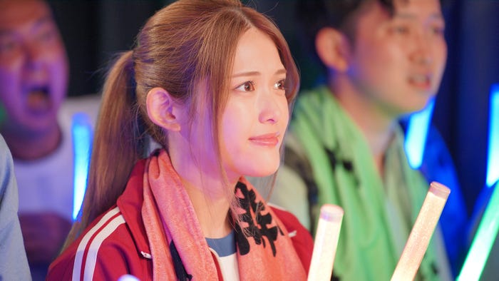 松村沙友理/「推しが武道館いってくれたら死ぬ」第4話より(C)A/T,O・A