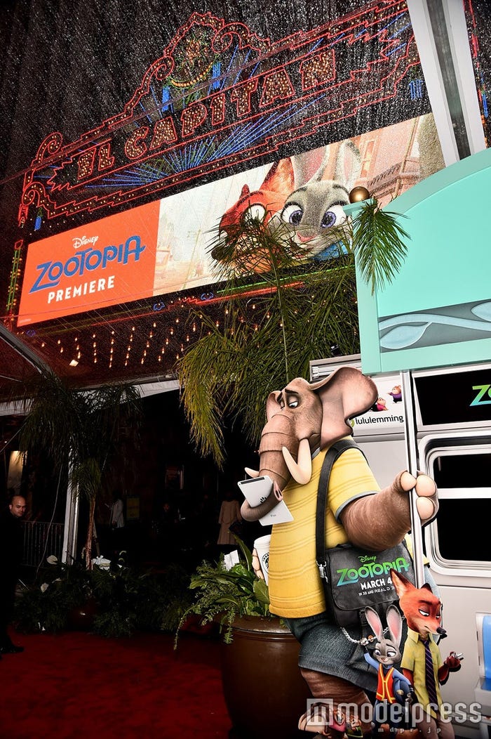 「ズートピア」プレミア会場(C)Disney