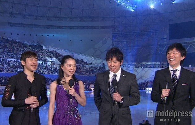 「世界フィギュア2014大阪エキシビション」（関西テレビ）のワンカット／画像提供：関西テレビ