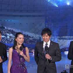 「世界フィギュア2014大阪エキシビション」（関西テレビ）のワンカット／画像提供：関西テレビ