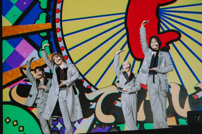 Aぇ! group(左から)正門良規、小島健、末澤誠也、佐野晶哉/撮影:Kosuke Ito(提供写真)