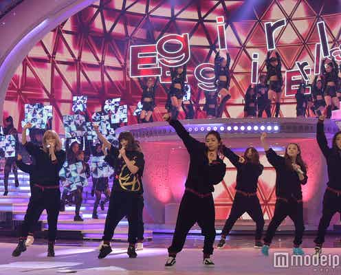 E-girls、24karatsジャージで入念リハ<紅白リハ2日目>