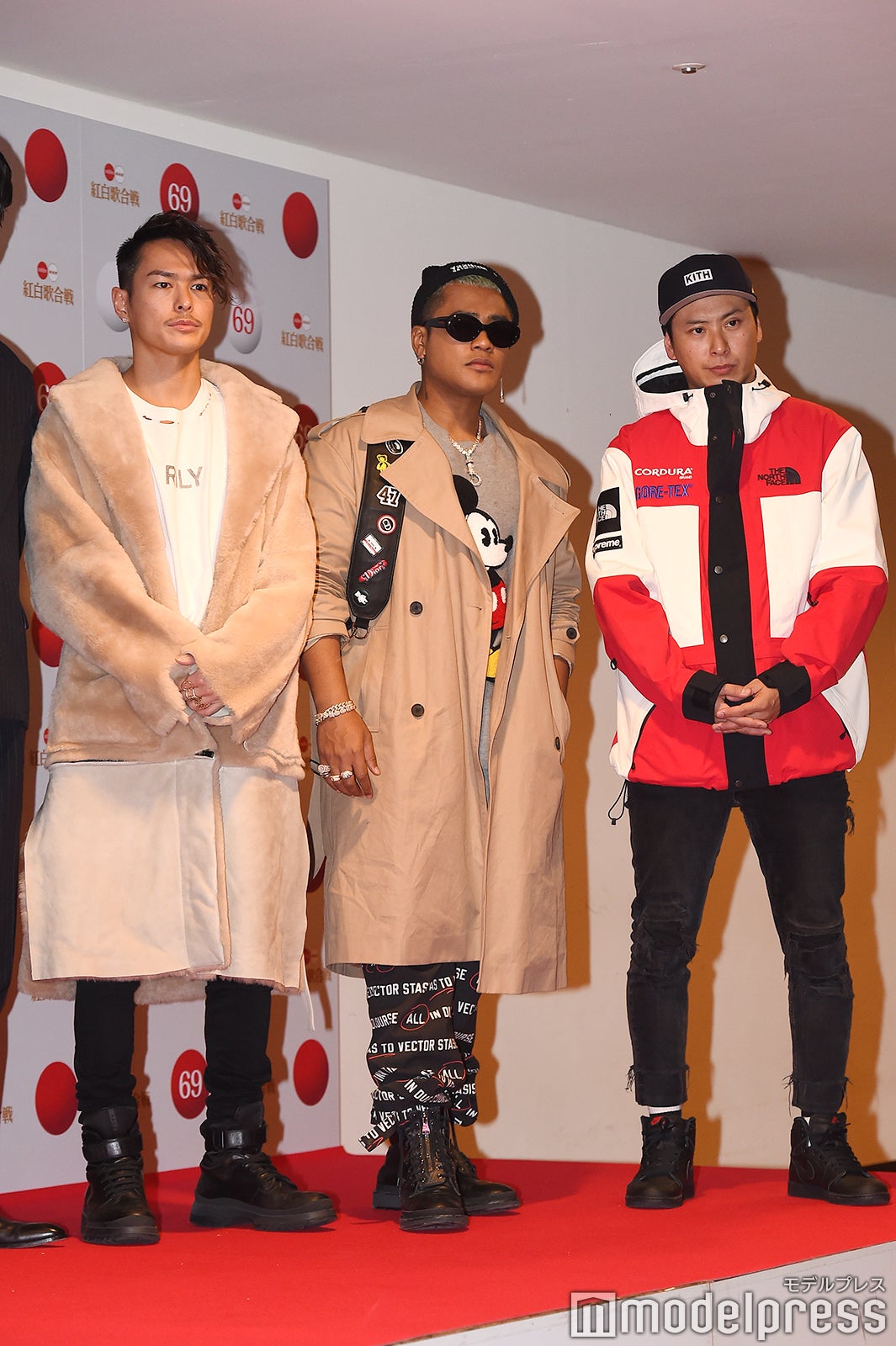 今市隆二、ELLY、山下健二郎 （C）モデルプレス