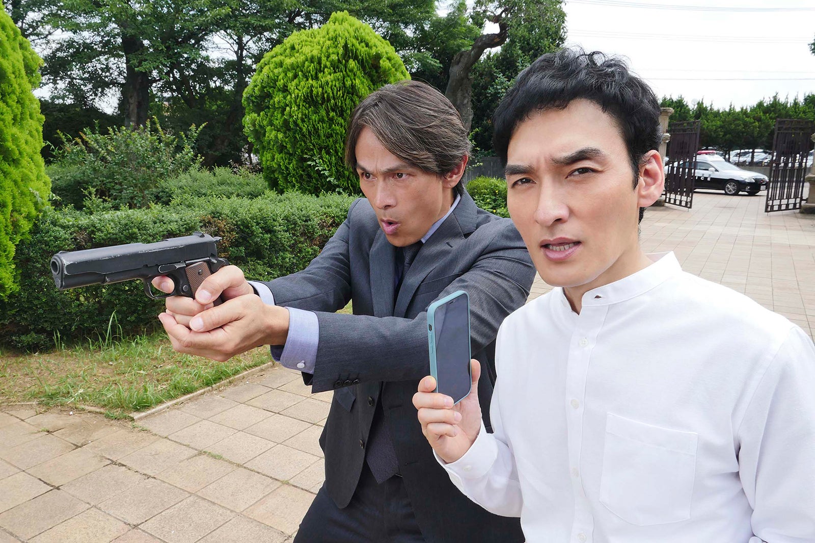 江口洋介、草なぎ剛（C）フジテレビ